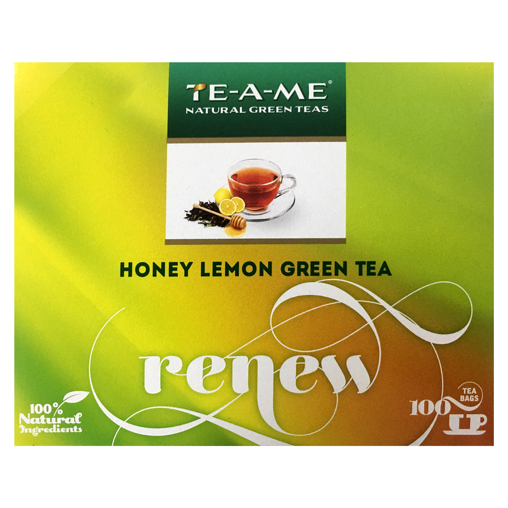 TEA BAGS GREEN TEAHONEYLEMON (PACK OF 100NOS) NAKED - 36 NOS CARTON BOX