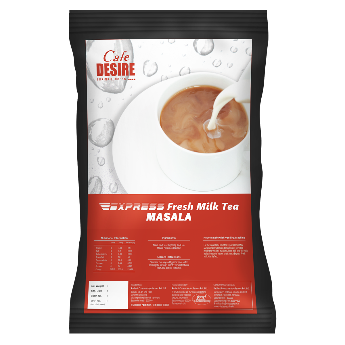 12KG  - EXPRESS MASALA TEA - (1KG X 12) CARTON BOX