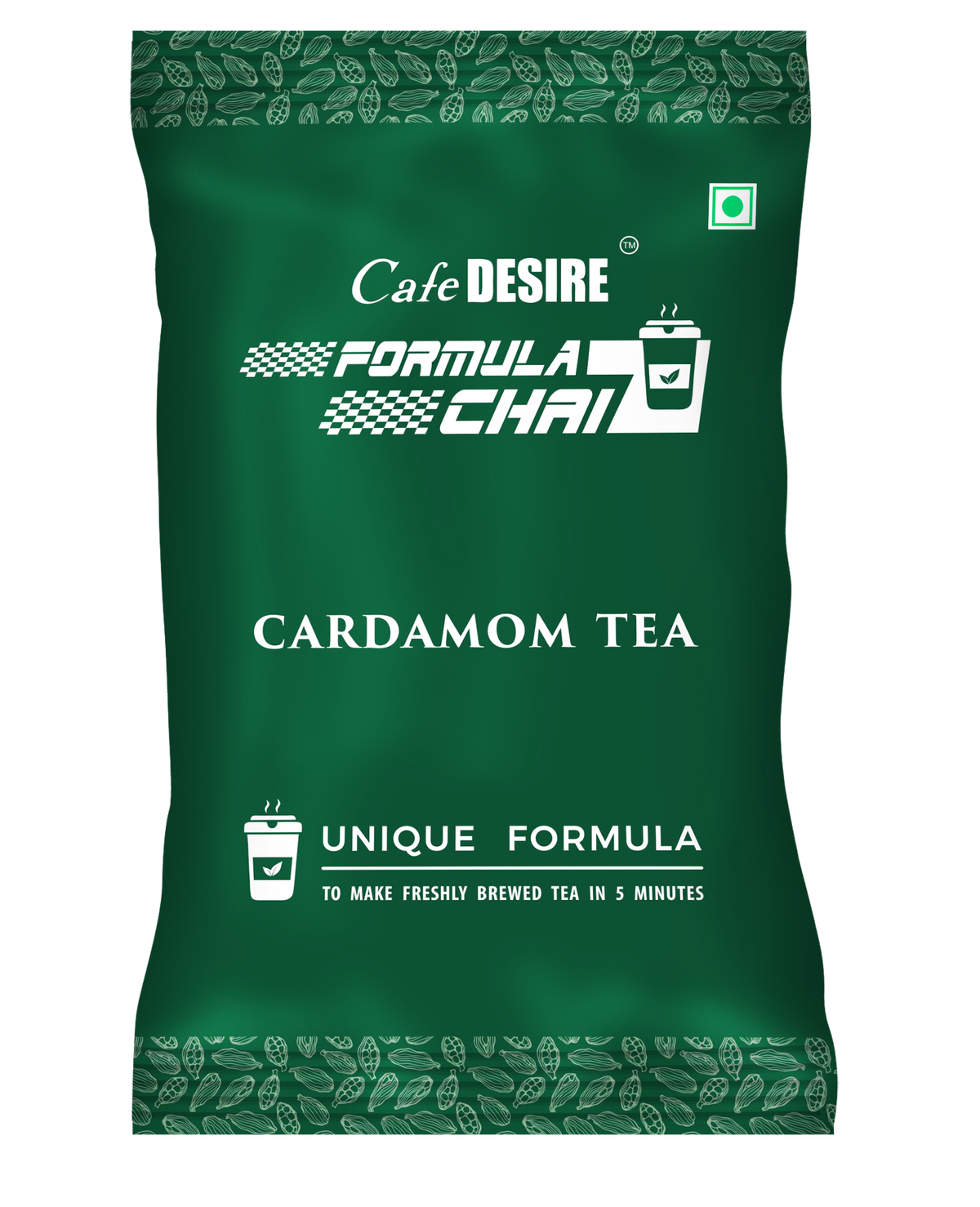 5KG FORMULA CHAI- CARDAMOM (PER BOX 100GMS X 50 NOS) CARTON BOX